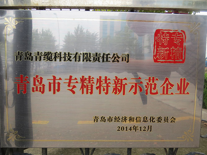 青島市專精特新示範企業（yè）